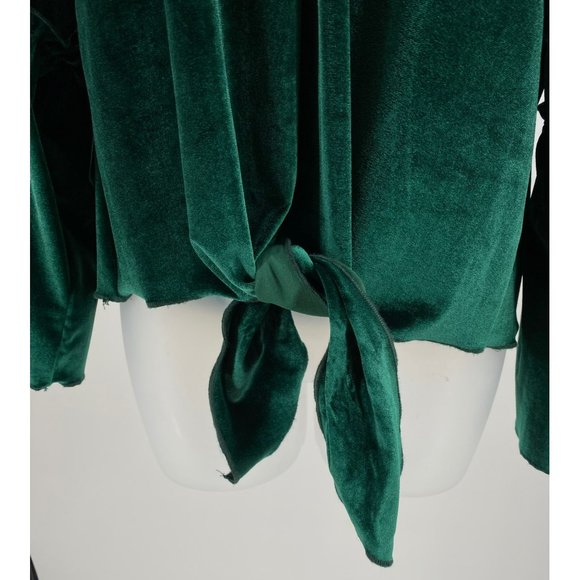 Anthropologie Lavender Field Velvet BOHO Top Size Medium - Picture 3 of 7